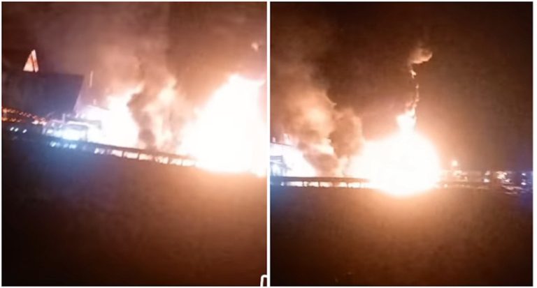ULTIMA ORĂ/VIDEO: Incendiu de proporții pe Valea Oltului marți dimineața