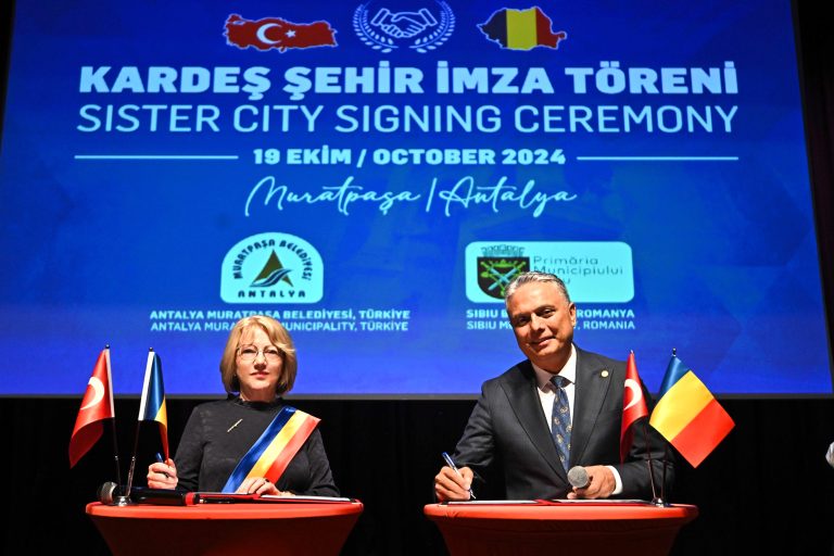 Municipiul Sibiu s-a înfrățit cu municipiul Muratpașa din Turcia