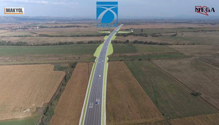VIDEO: Se lucrează la primul pod de pe Autostrada Sibiu-Făgăraș