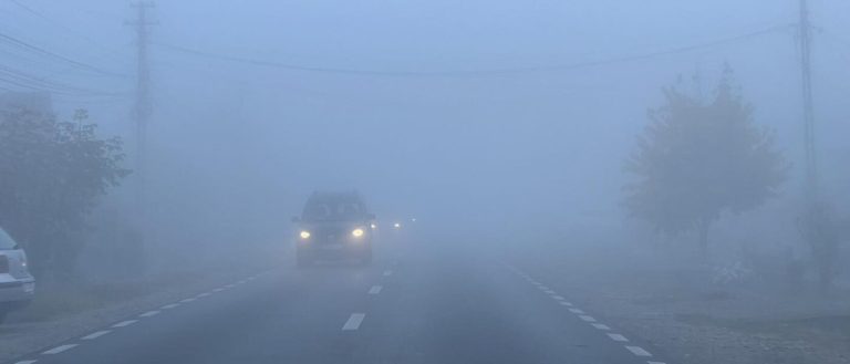 ULTIMA ORĂ: 15 localități din județul Sibiu sub avertizare de ceață și ghețuș