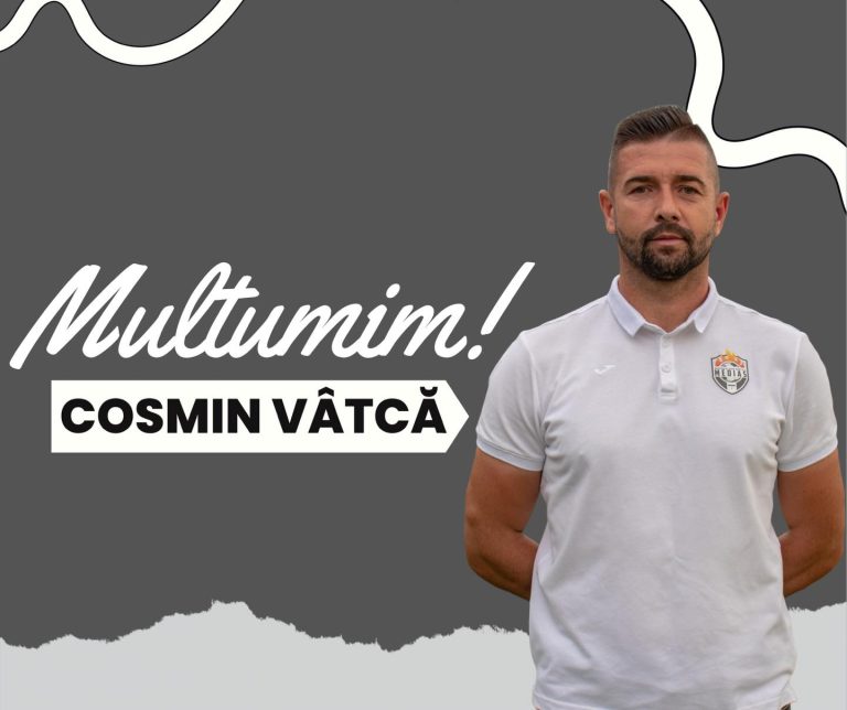 Cosmin Vâtcă nu mai este antrenorul ACS Mediaș. 4 foști jucători ai Gazului Metan vor pregăti echipa
