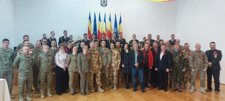 Ziua Veteranilor din Teatrele de Operațiuni, sărbătorită la Cercului Militar Sibiu