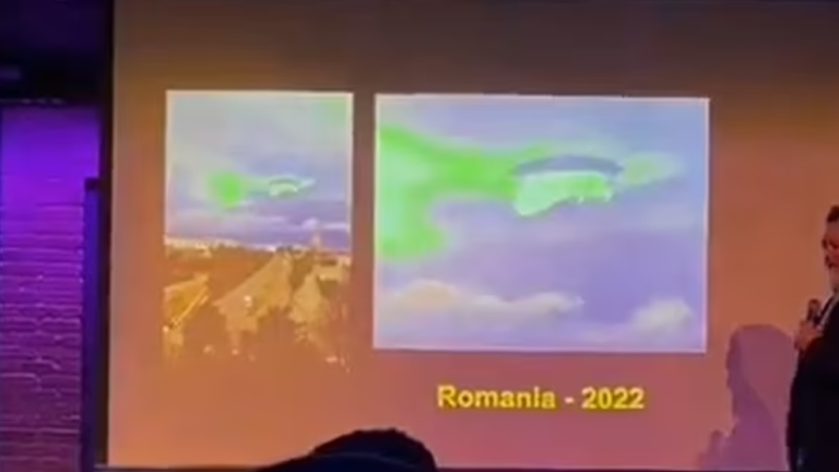 FOTO: OZN deasupra României? Fotografia unui fost șef de la Pentagon s-a viralizat pe internet