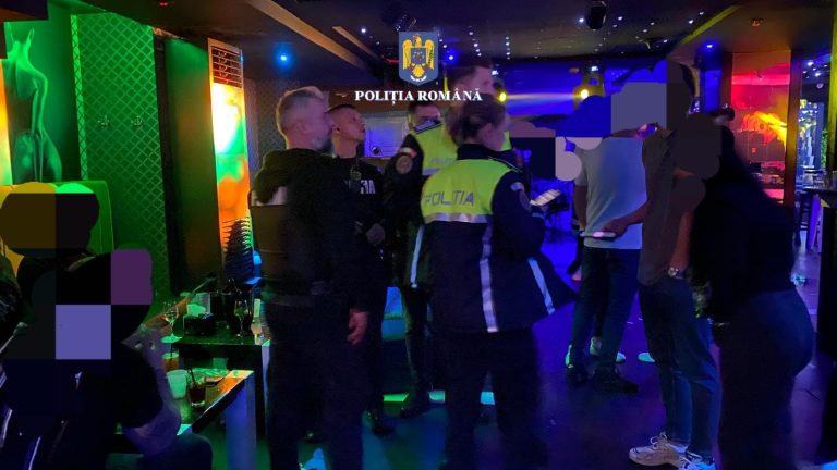 ULTIMA ORĂ/FOTO: „Mascații” au controlat cluburile din Sibiu. Razie de amploare în municipiu