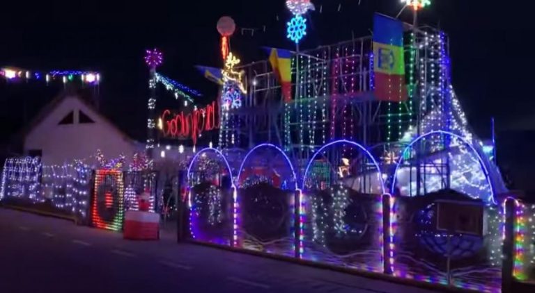 FOTO/VIDEO: Casa Crăciunului este în România. Sărbătorile de Iarnă sunt speciale pentru Marius Pop