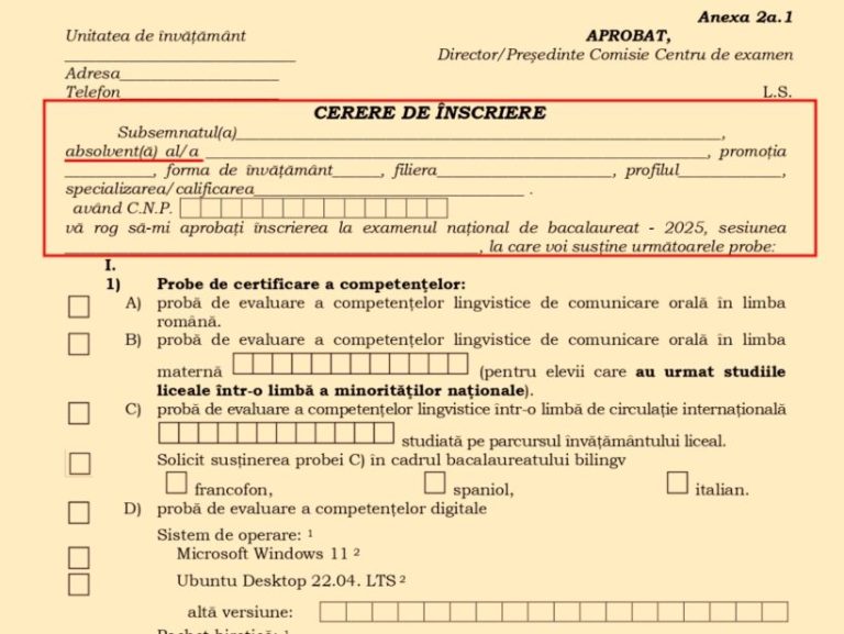 Elevii de clasa a XII-a vor fi obligați să semneze în fals din 16 decembrie