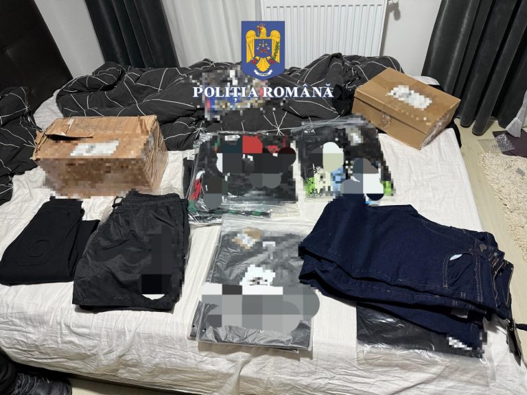 ULTIMA ORĂ/FOTO: Doi sibieni, ridicați de mascați pentru vânzarea de produse contrafăcute