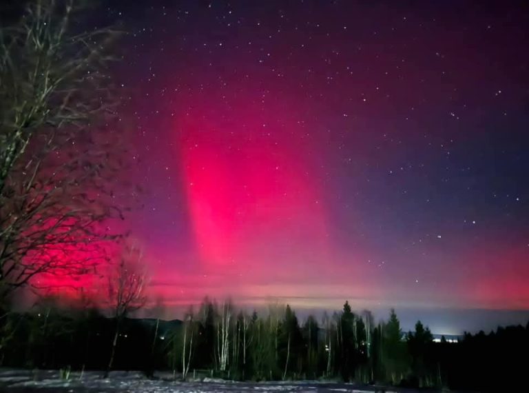 FOTO/VIDEO: Început magnific de an: Aurora boreală în prima noapte din 2025