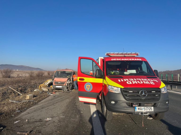 ULTIMA ORĂ: 5 tineri răniți într-un accident rutier în județul Sibiu