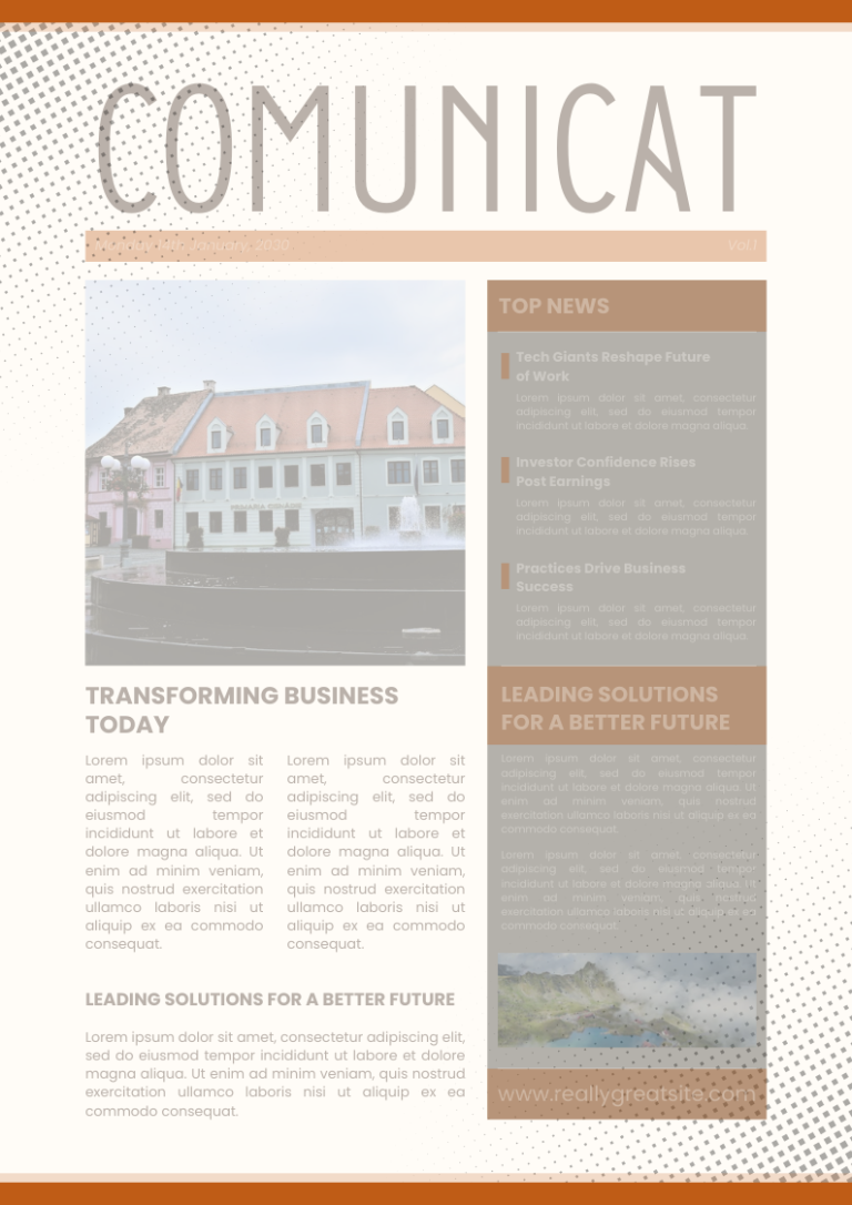 Comunicatul de presă, un instrument oficial și eficient