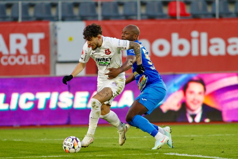 FOTO: Victorie grea, care păstrează șanse la play-off pentru FC Hermannstadt
