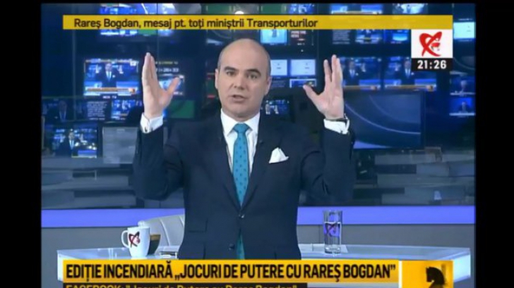 ULTIMA ORĂ: Liberalul Rareș Bogdan se întoarce la Realitatea Plus