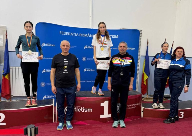 FOTO: Imposibil de oprit. Medieșeanca Alexandra Hudea, dublă medaliată cu aur la Naționale