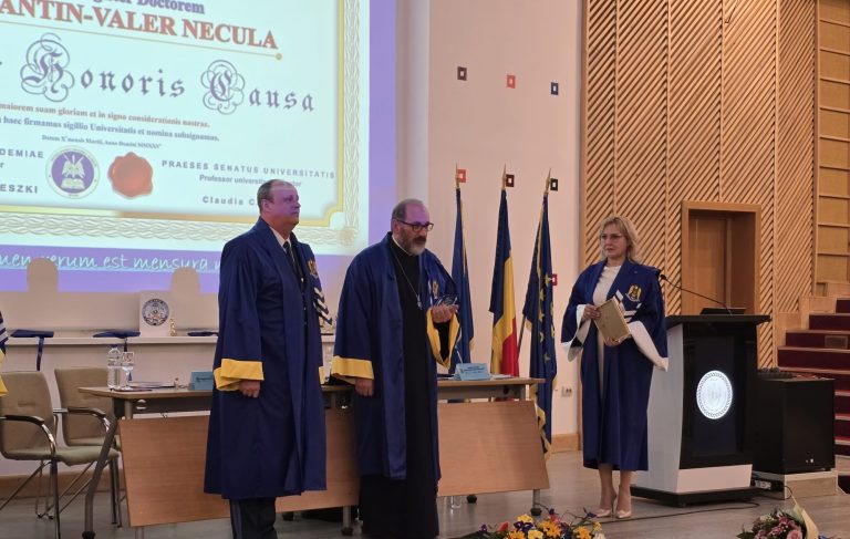 Părintele Constantin Necula, Doctor Honoris Causa al Academiei Forțelor Aeriene „Henri Coandă” din Brașov