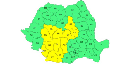 Sibiu: Ger, ninsori și vânt puternic în următoarele zile