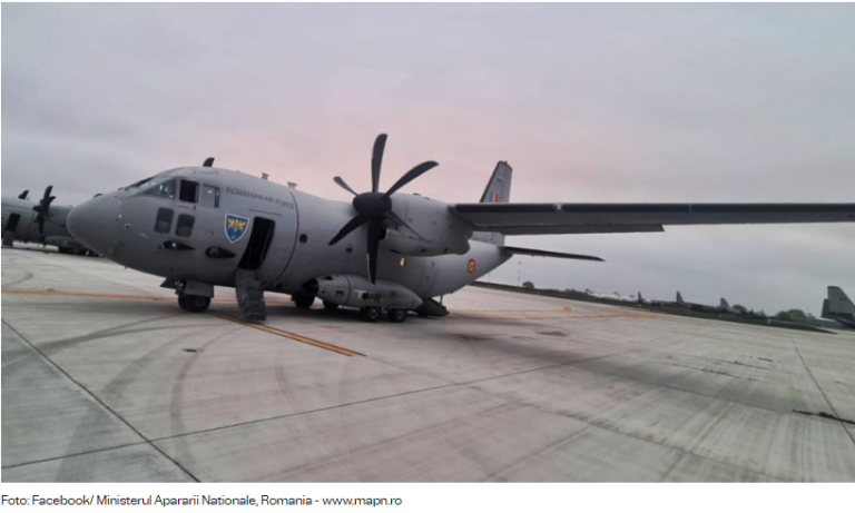 MApN: O aeronavă militară română a transportat pacienți din Fâșia Gaza în Norvegia