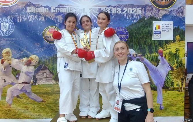 Performanță remarcabilă la Campionatul Național de Karate: 5 copii, 5 medalii pentru CS Haiboku Sibiu