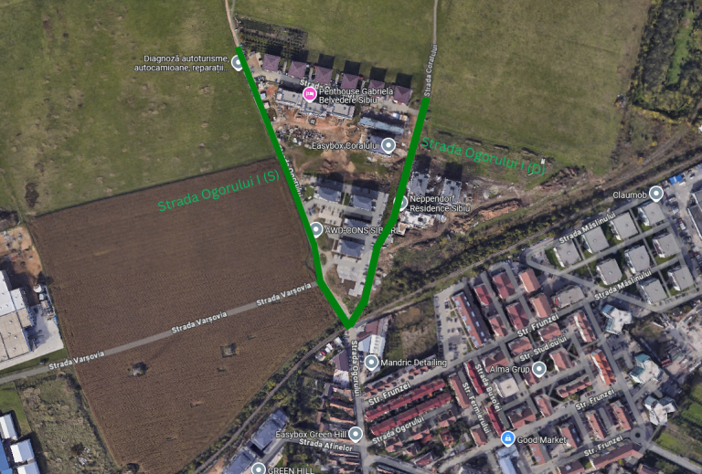 O stradă importantă din Sibiu va intra în lucrări de modernizare