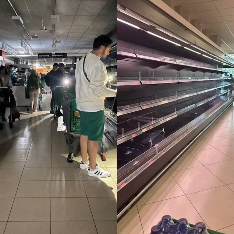 FOTO/VIDEO: Blackout în Spania. Haos total pe străzi, în magazine și la bancomate