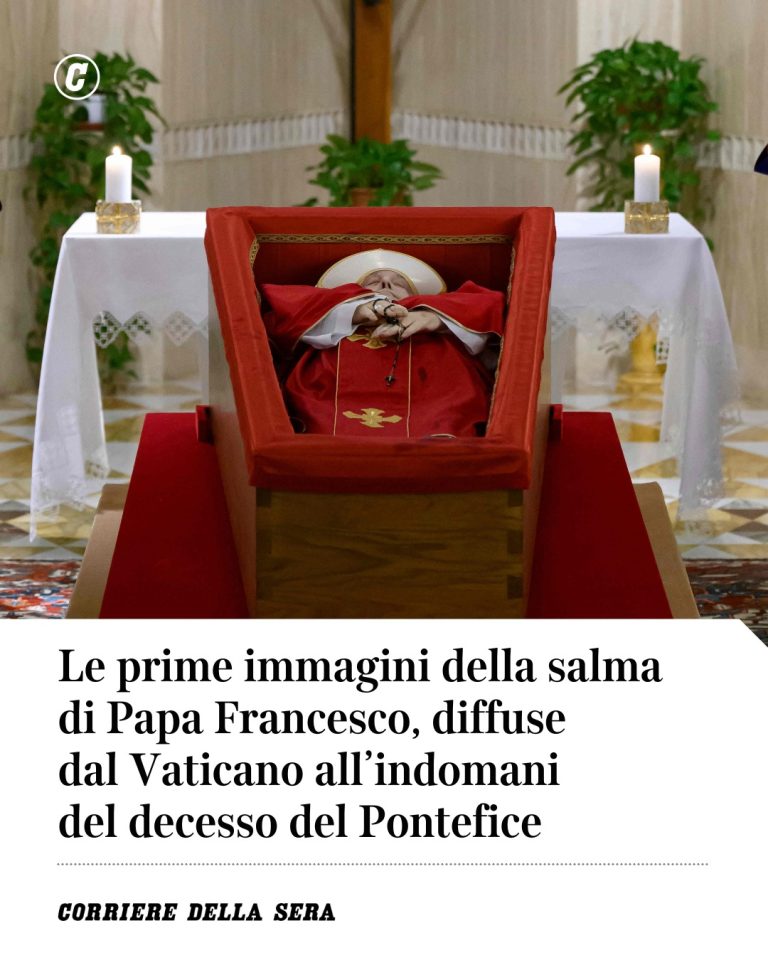 ULTIMA ORĂ/FOTO: Vaticanul a prezentat primele imagini cu trupul Papei Francisc