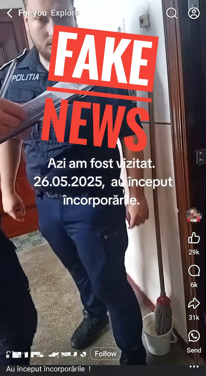 Ministerul Apărării: NU au început încorporările