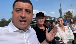 „Am venit să consolăm băiatu’!”. Gigi Becali l-a vizitat pe George Simion