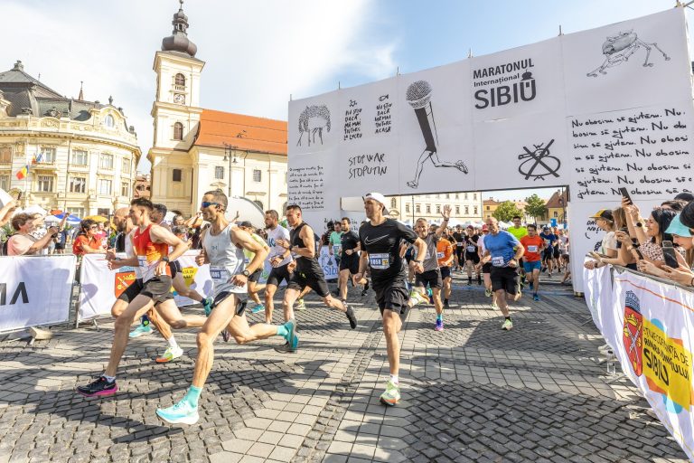 Închideri de trafic și parcări, în weekend, pentru desfășurarea Maratonului Internațional Sibiu