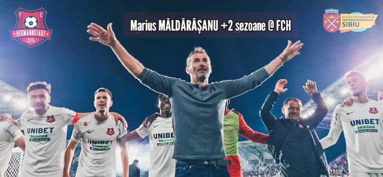 OFICIAL: Marius Măldărășanu a semnat prelungirea contractului cu FC Hermannstadt