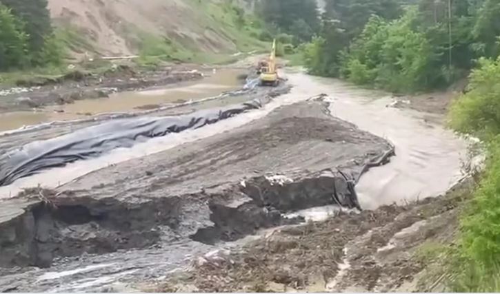 Risc de prăbușire la Salina Praid. „Din păcate, am pierdut lupta cu natura”