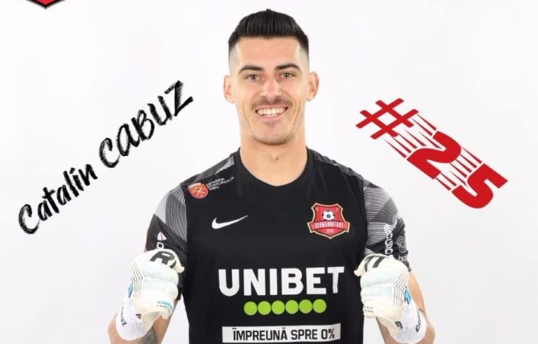 Cătălin Căbuz, al treilea cel mai bun portar al Superligii