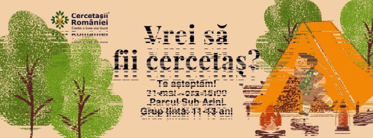 Copiii pot afla ce înseamnă să fii cercetaș, în Sub Arini