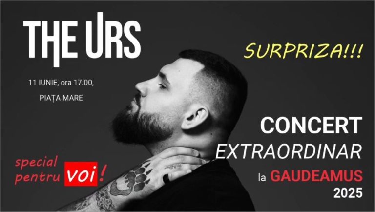 THE URS vine la Gaudeamus, ceremonia de absolvire a studenților sibieni