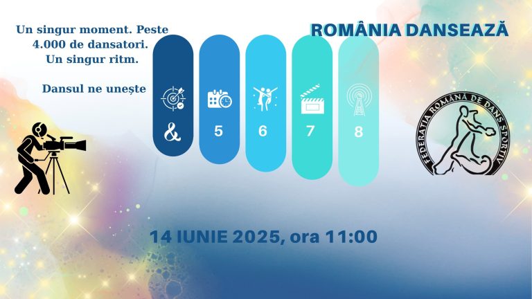 VIDEO: Flashmob „România Dansează” la Mediaș. 4.000 de persoane vor dansa în țară