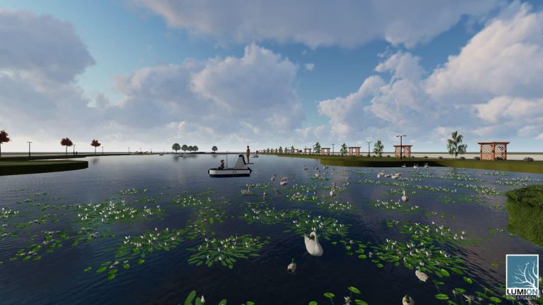 FOTO: Barajul Eleșteu din Mediaș se transformă total. Cum va arăta