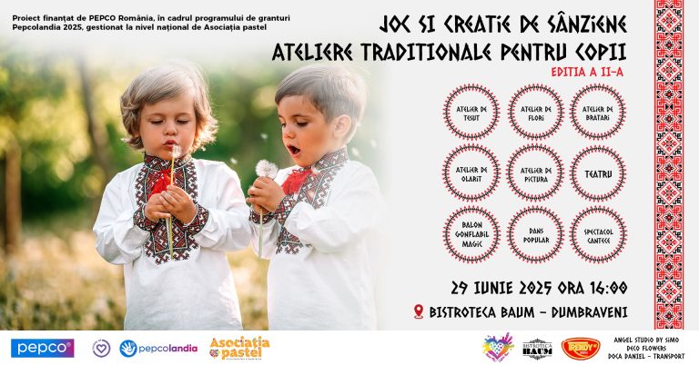 „Joc și creație de Sânziene” la Dumbrăveni, în 29 iunie