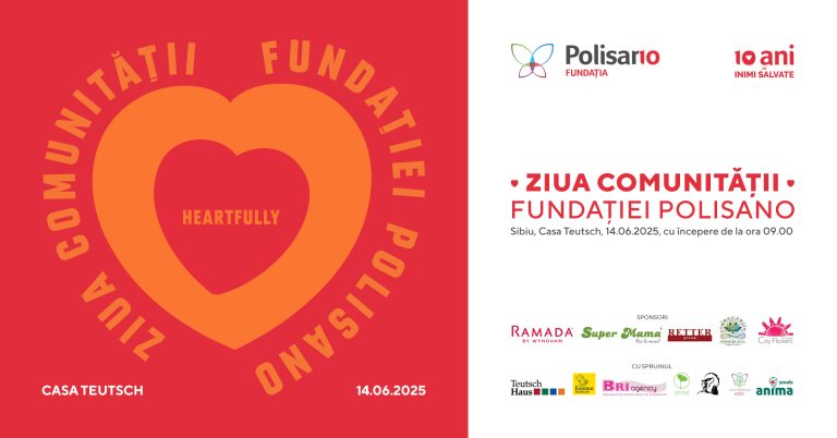 „Am pornit cu un vis: să reparăm inimile copiilor”. Fundația Polisano organizează Ziua Comunității