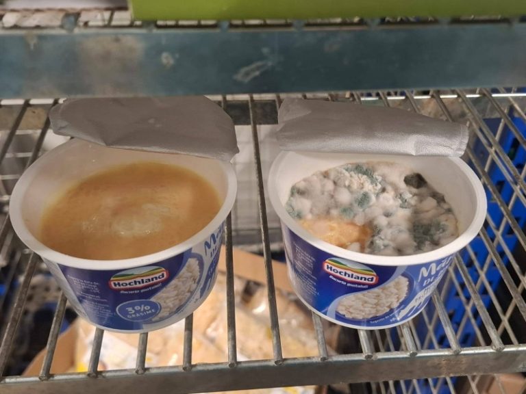 FOTO: Produse stricate, mizerie și alte nereguli în hypermarket-uri. Două au fost închise de ANSVSA