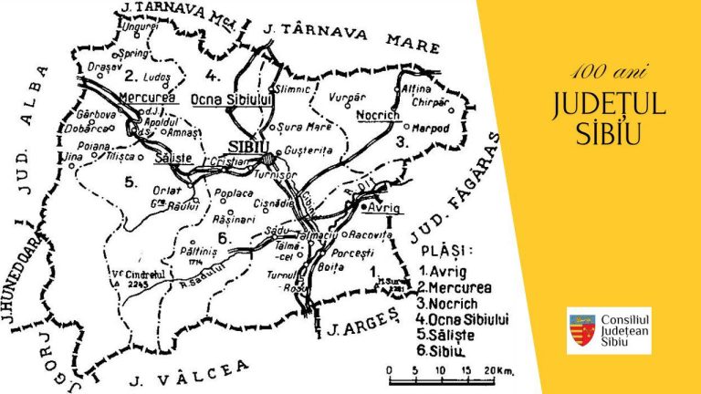 Județul Sibiu împlinește, astăzi, 100 de ani. La Mulți Ani!