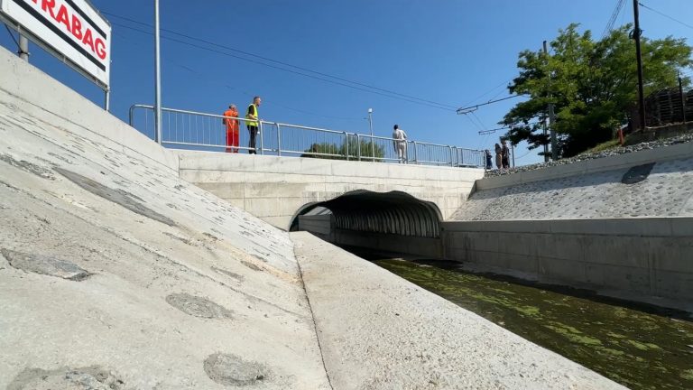 FOTO: Pod nou în Mediaș. Investiția a fost recepționată joi