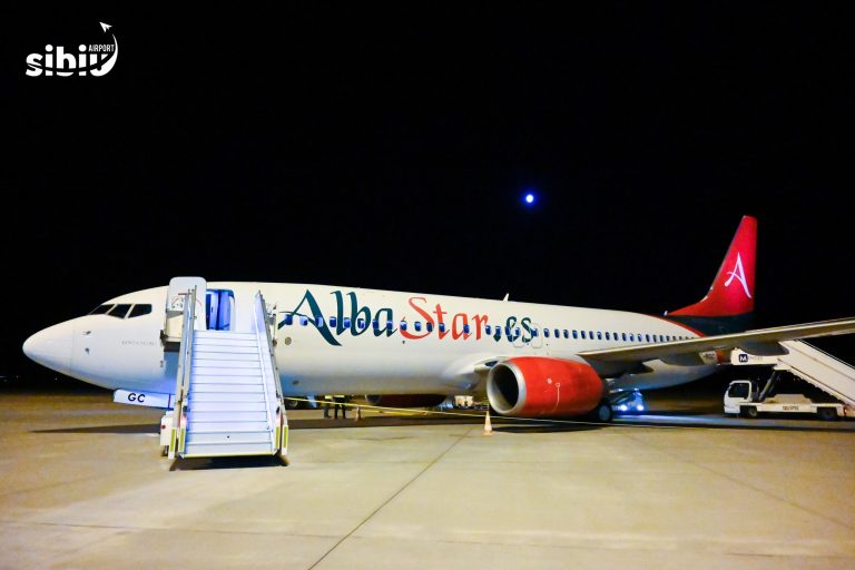 FOTO: Sâmbătă dimineața a decolat primul zbor din Sibiu spre Palma de Mallorca