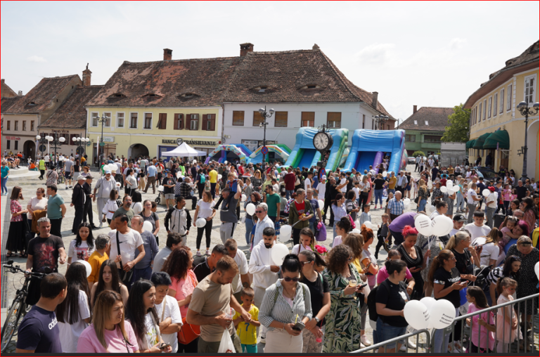 Ziua Copilului la Cisnădie: Un eveniment plin de veselie și activități pentru cei mici