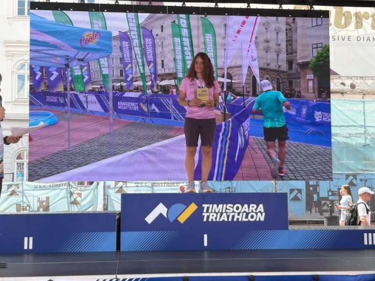 Kiki Teodorescu a câștigat Triatlon Timișoara