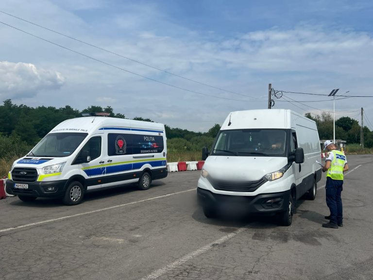 FOTO: Transportatorii de persoane și mărfuri amendați cu 65.000 de lei pe șoselele din județul Sibiu