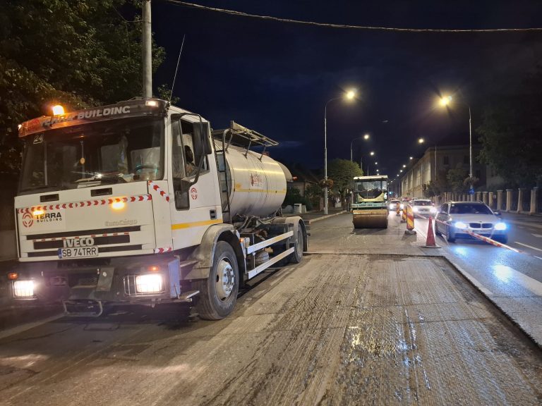 ULTIMA ORĂ: Închideri de trafic în Sibiu pentru asfaltări