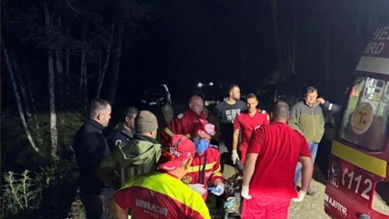 FOTO: Bărbat atacat de urs. A intervenit elicopterul SMURD