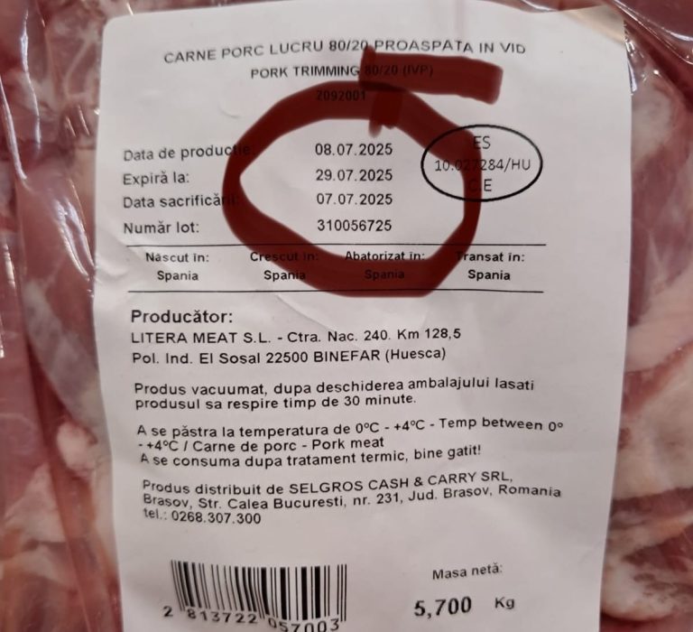 Dezvăluire uimitoare: de unde provine carnea de porc pe care o cumpărăm din magazine