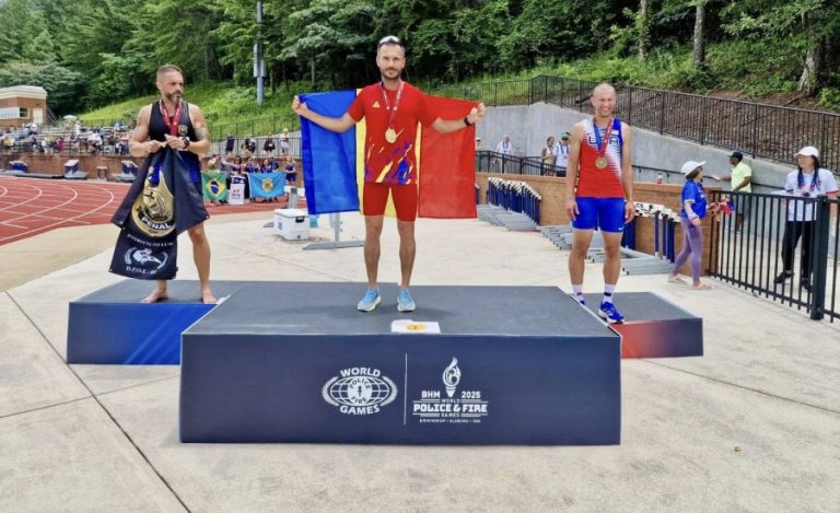 Inspectorul principal de poliție Daniel Scrob, campion mondial la 800 de metri atletism