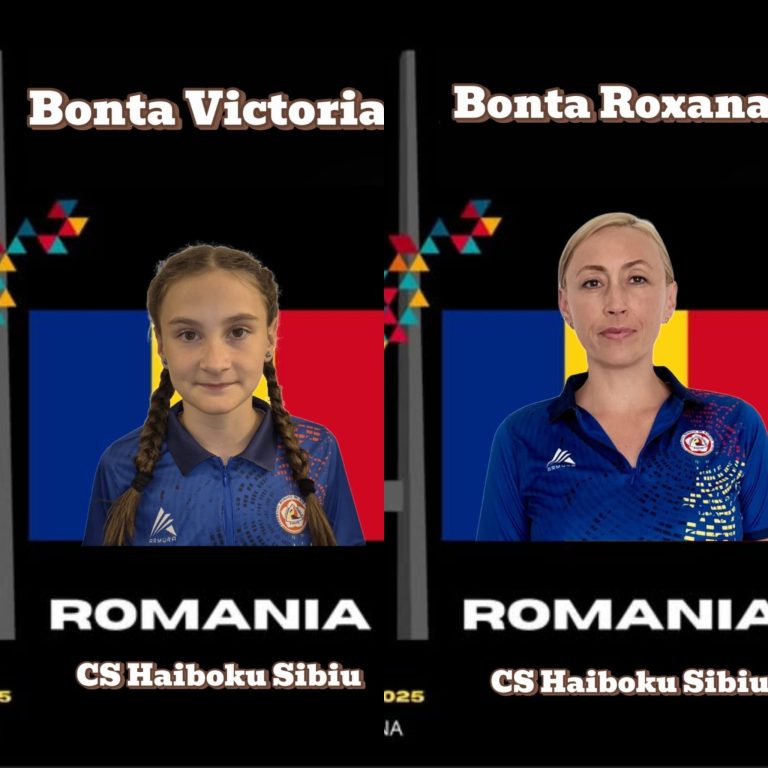 FOTO: Mamă și fiică din Șura Mică, la Campionatul Mondial de Karate WUKF
