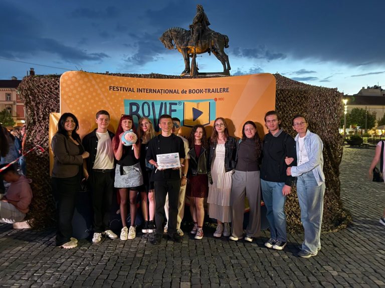 FOTO: Premii pentru liceenii de la Școala Națională de Gaz Mediaș la Festivalul Internațional „Boovie”