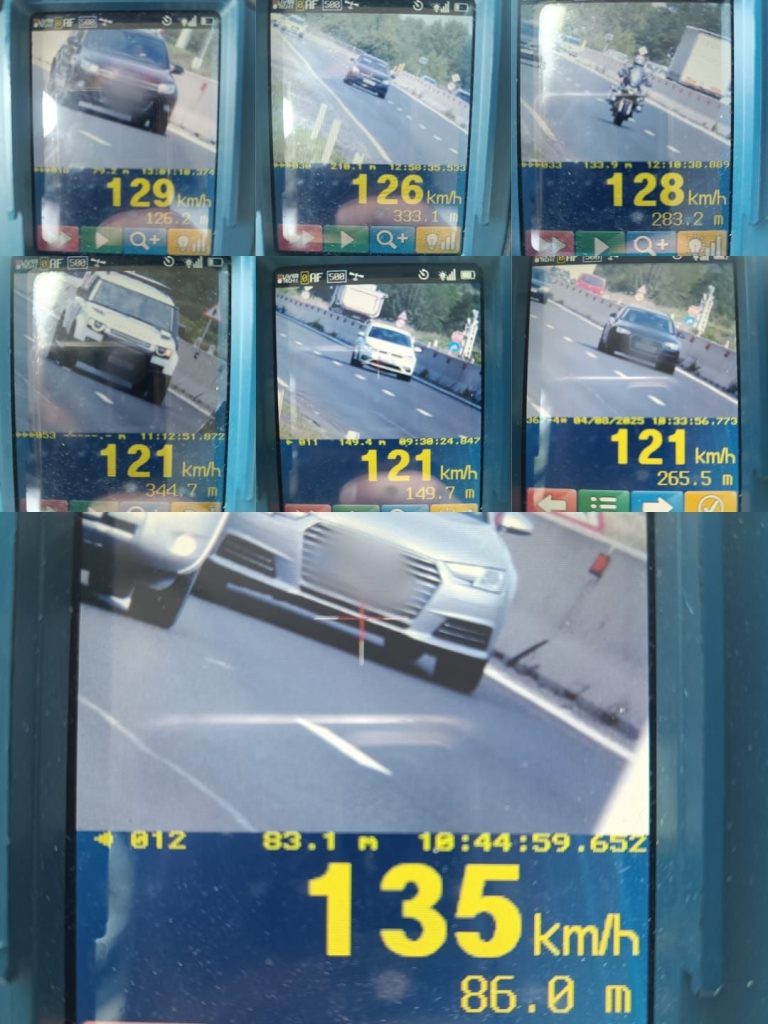 FOTO: Mai mulți șoferi au rămas fără permisul de conducere pe DN1 în județul Sibiu